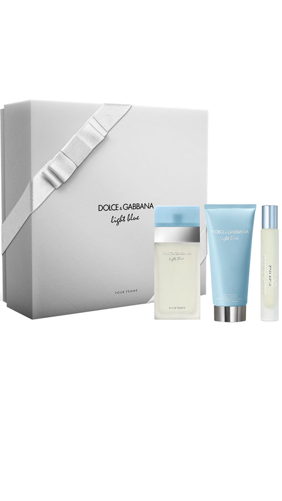 Dolce and gabbana light blue gift set discount