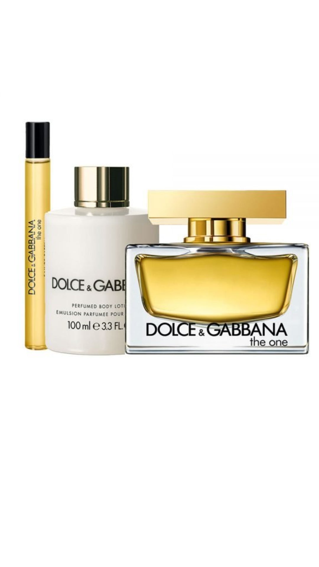 Dolce Gabbana The One Gift Set 75ml EDP 100ml Body Lotion